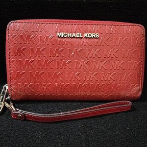Michael Kors Red Wristlet